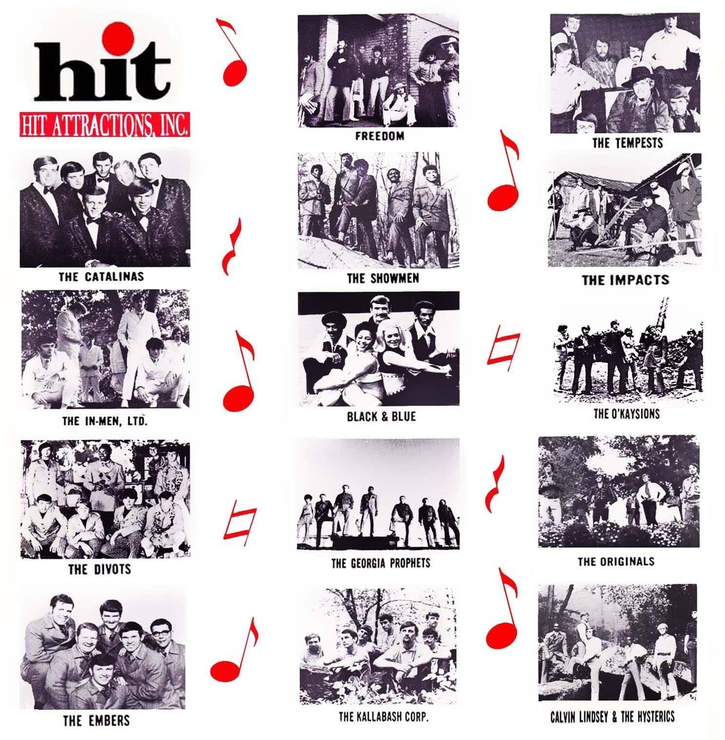 Historical Hit Attractions artist collage